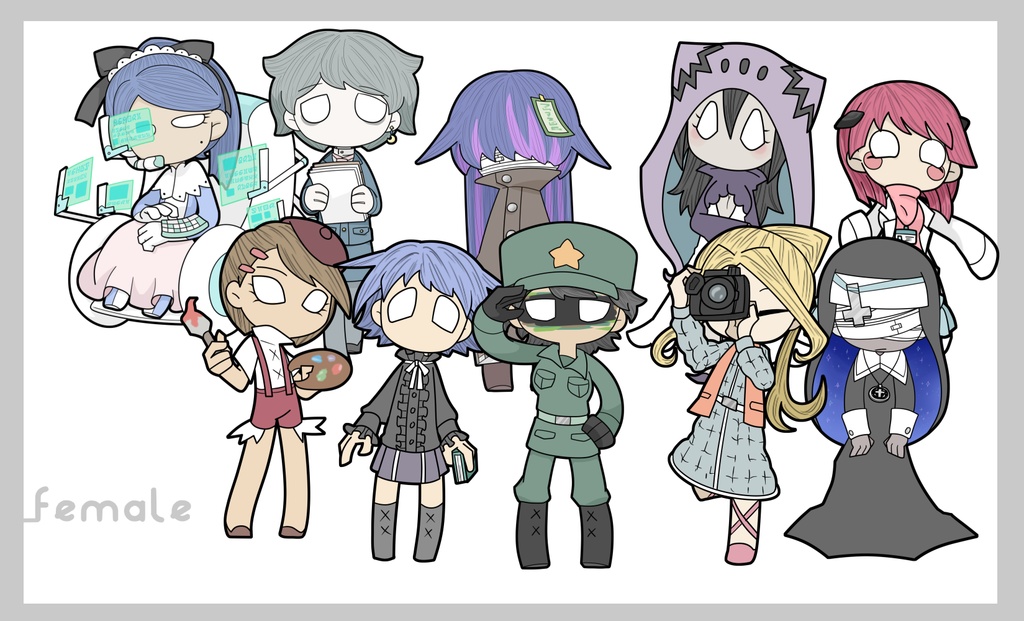 個性強めな立ち絵素材集