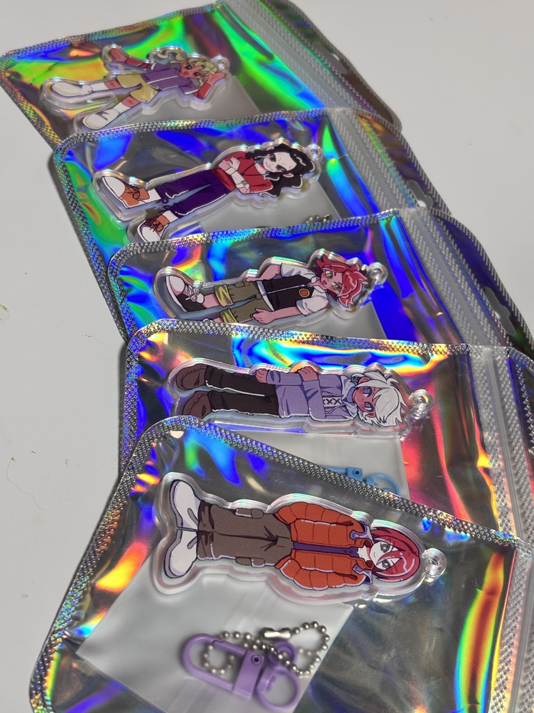 エイリア5TOPアクリルキーホルダー