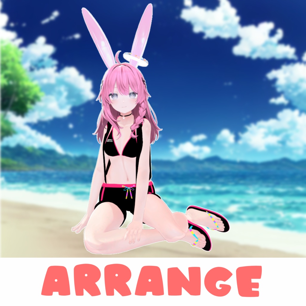 発売記念半額セール中✨【4アバター対応】BUNNY RESORT Ladies バニー水着