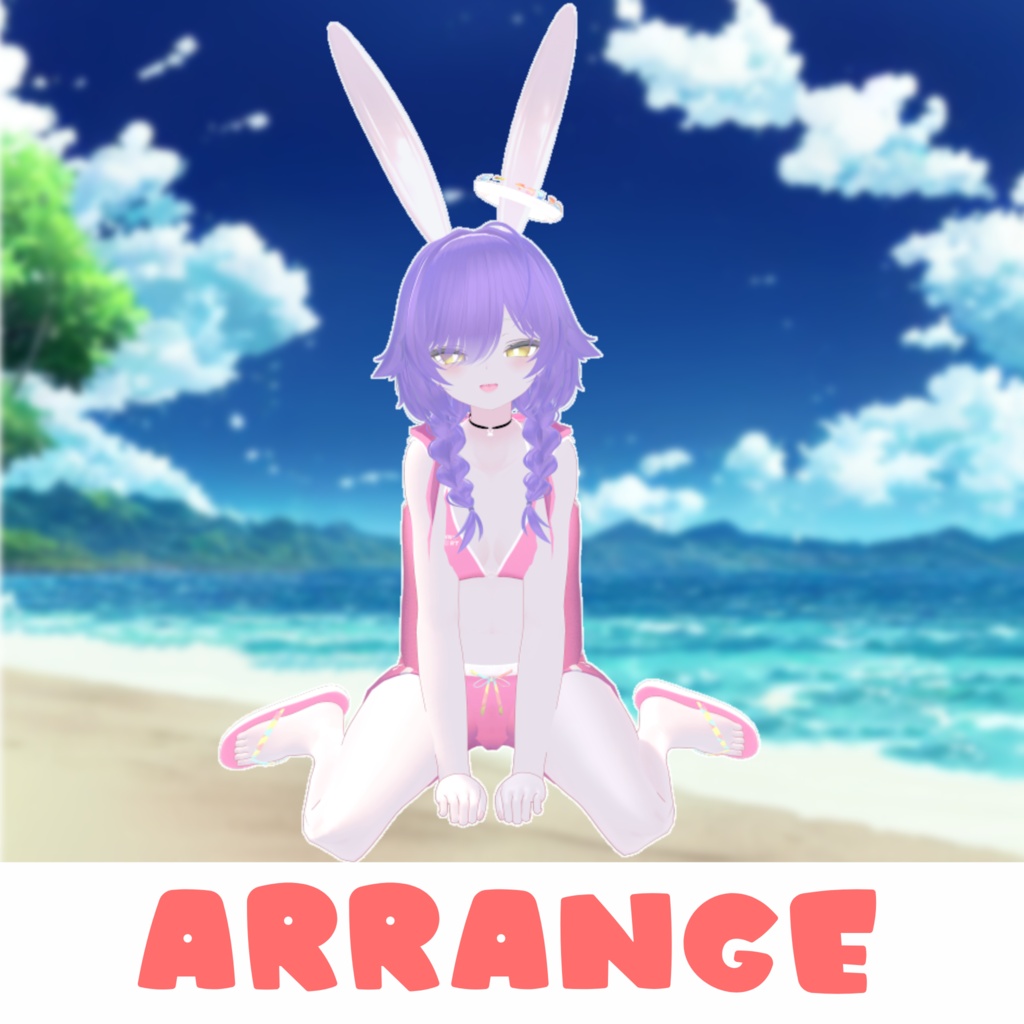 発売記念半額セール中✨【4アバター対応】BUNNY RESORT Ladies バニー水着