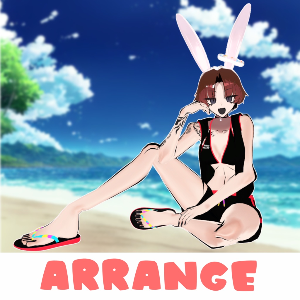 発売記念半額セール中✨【4アバター対応】BUNNY RESORT Ladies バニー水着