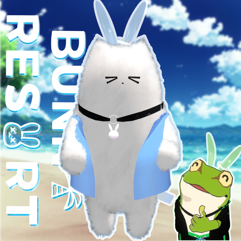 発売記念セール【2アバター対応】BUNNY RESORT Animals バニー水着【 #VRChat #うドのお店】