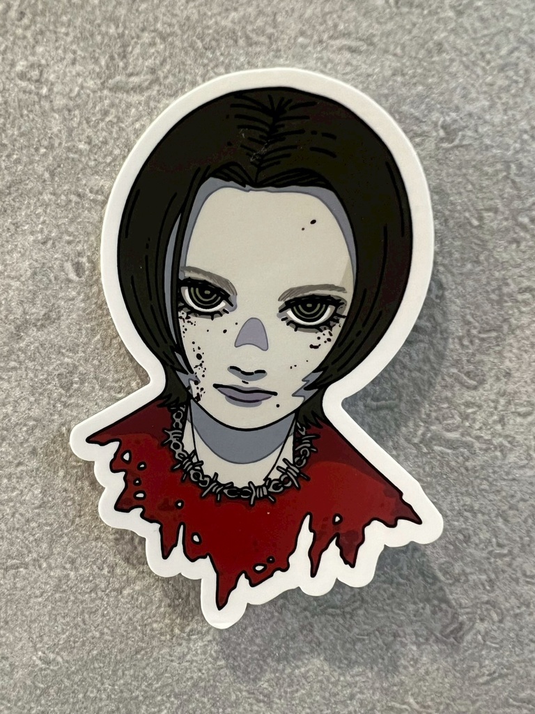 RaMu顔ステッカー