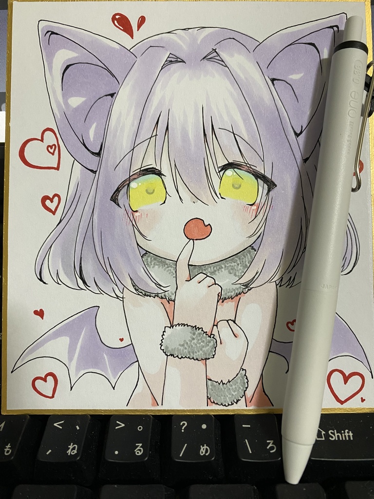 ハロウィン色紙