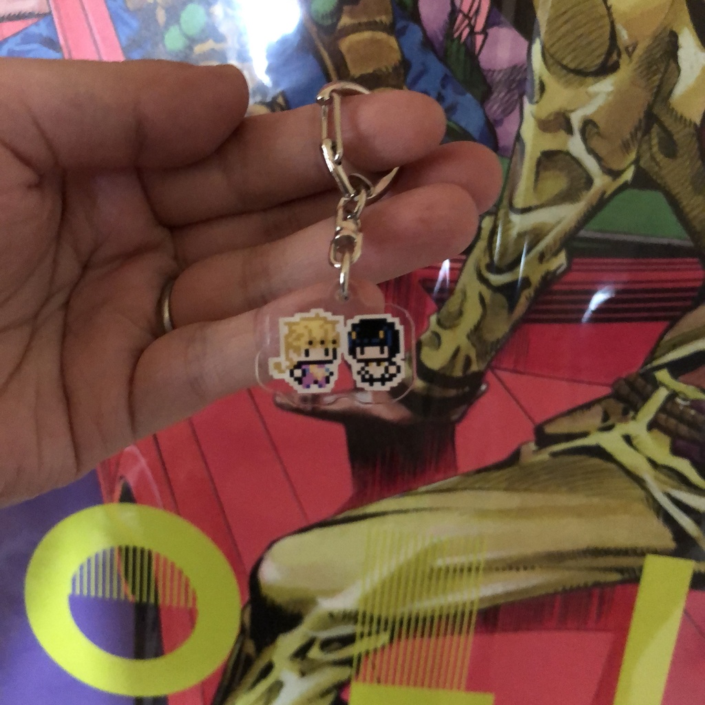 JOJO ドット絵アクリルキーホルダー