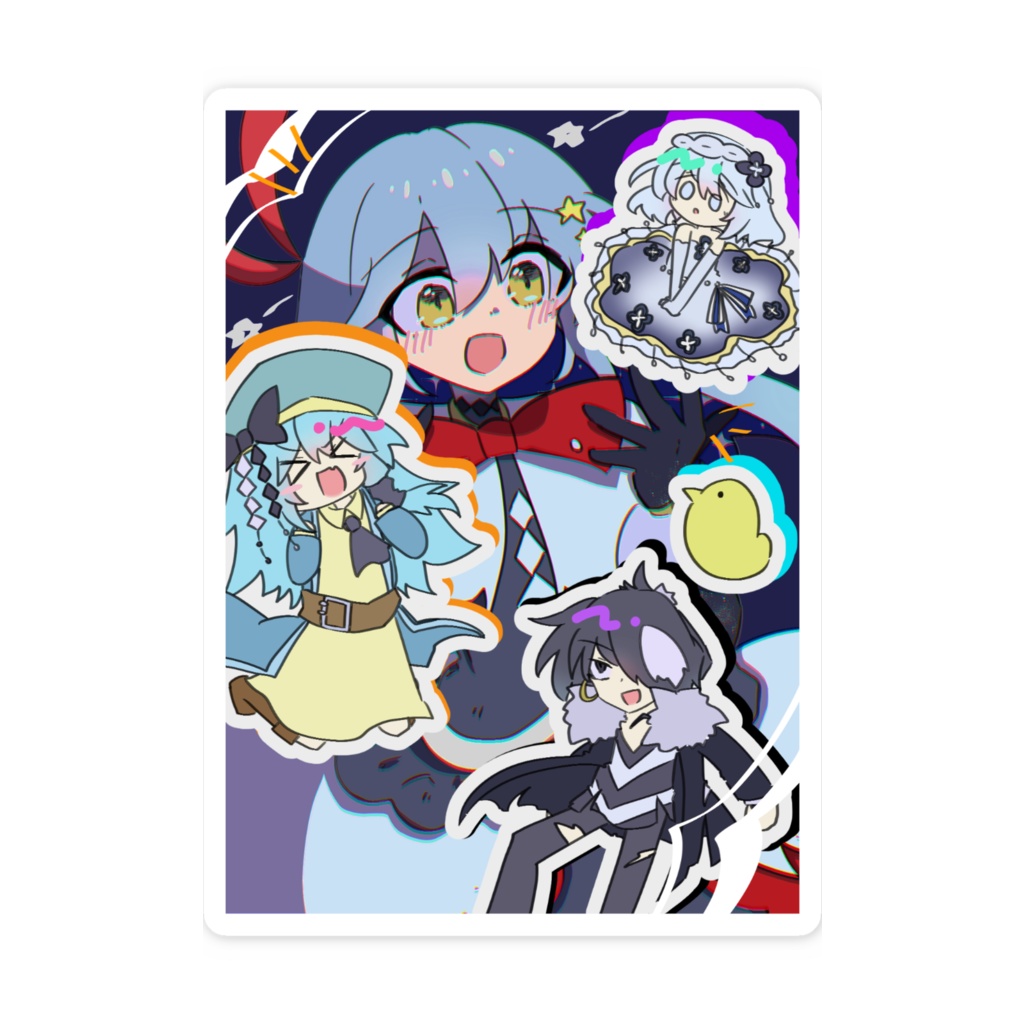 SSE竜宮ららスマホステッカー