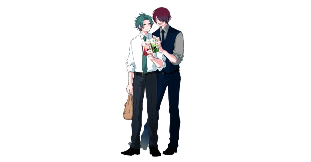 【再販】2人一緒柄アクスタ8センチ【虚無男】