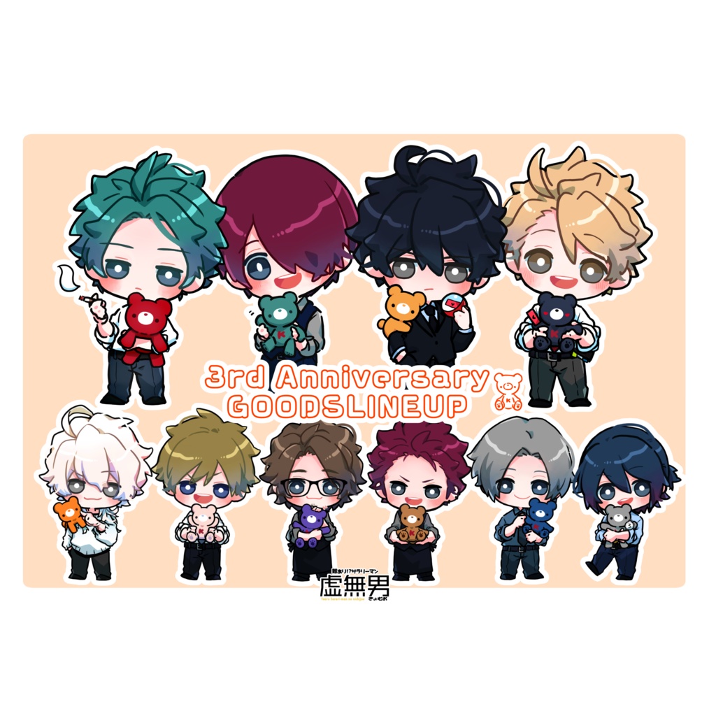 【再販*在庫分のみ】3周年記念グッズ/缶バッチ