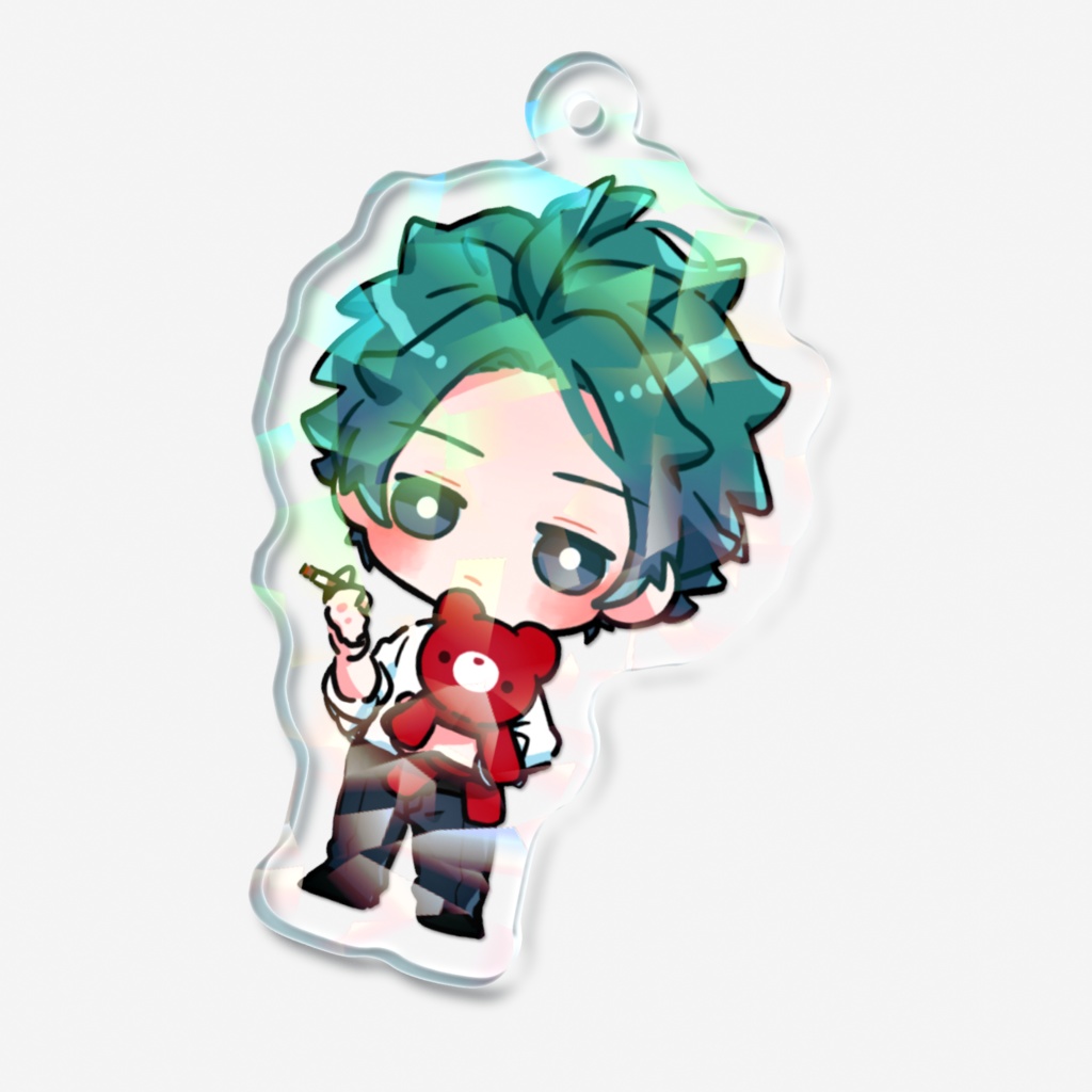 【ホログラムver.】デフォルメアクキー【10種】3周年記念柄・虚無男