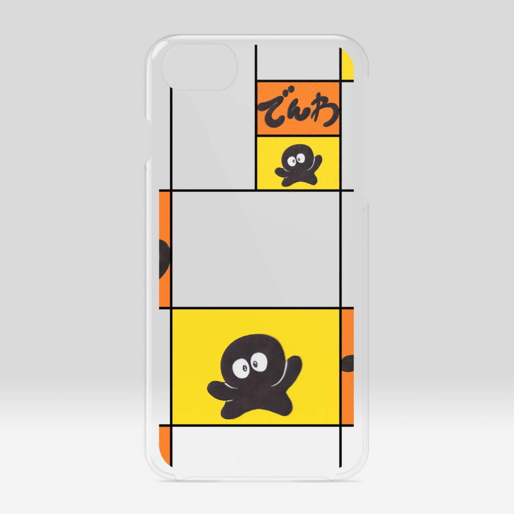 クリアiPhoneケース『でんわ』