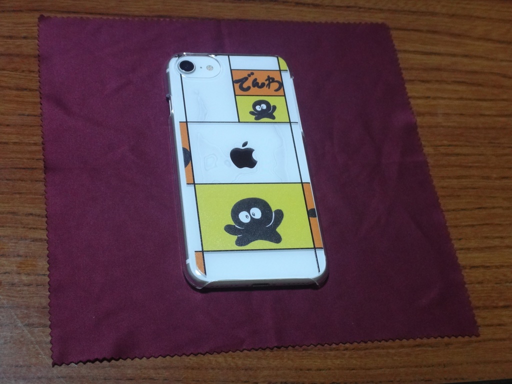 クリアiPhoneケース『でんわ』