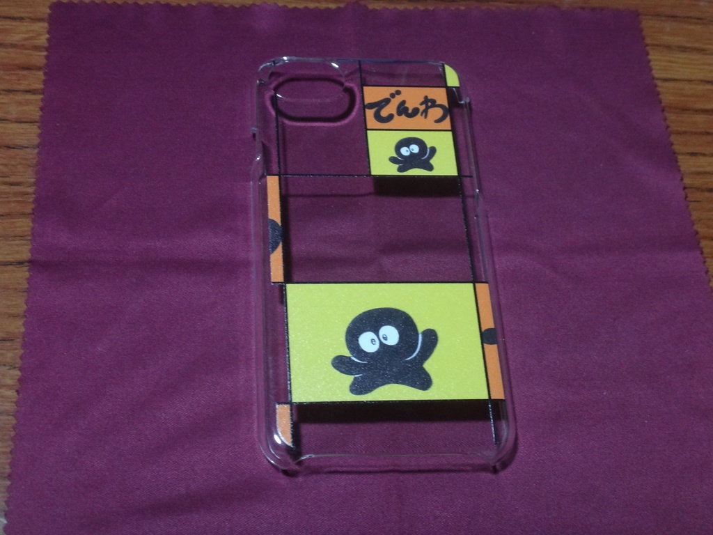 クリアiPhoneケース『でんわ』