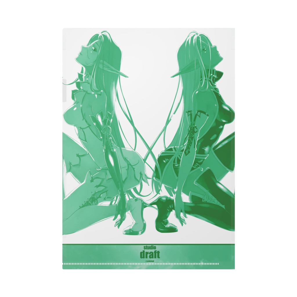 エルフ・ダークエルフ クリアファイル