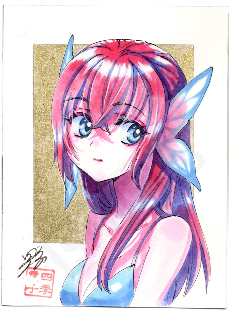 水彩原画「妖精」