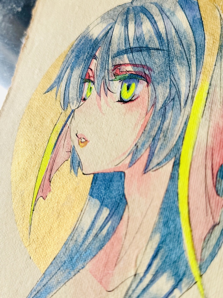 【一点物水彩原画】「サキュバス」
