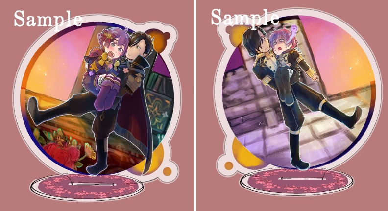 ヒューベルト×ベルナデッタ お運び両面アクリルスタンド