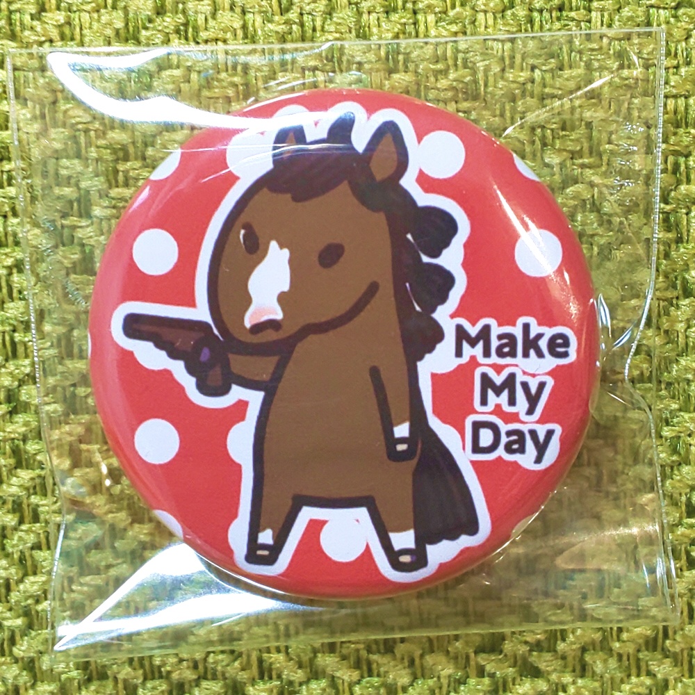 メイクマイデイさん　缶バッジ32mm