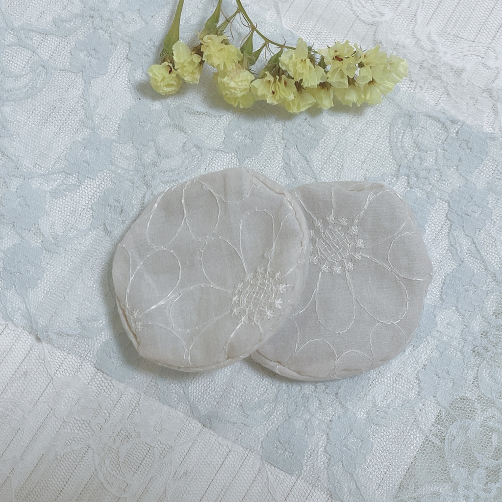 お花柄ベレー帽