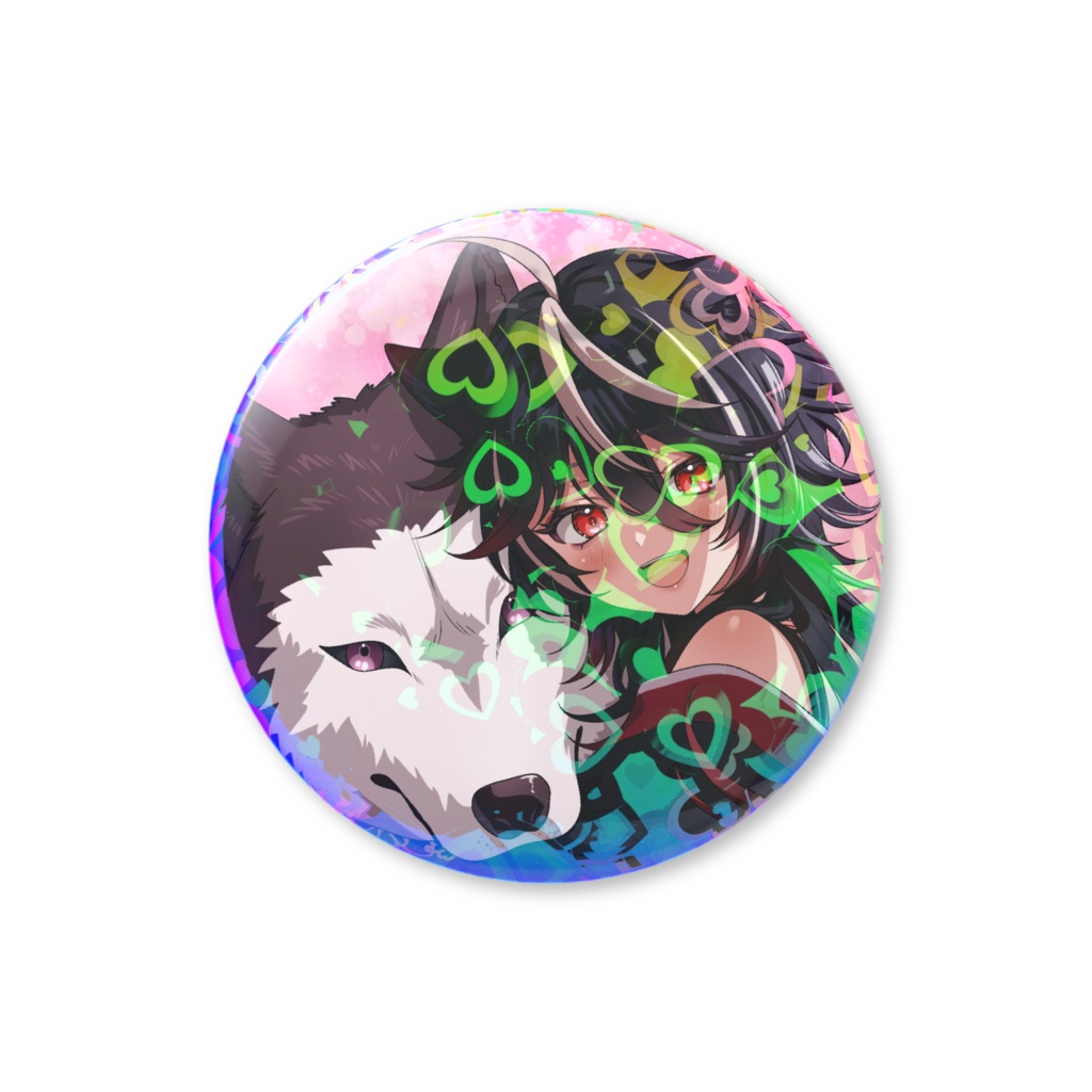 【４周年記念】ホログラム缶バッジ