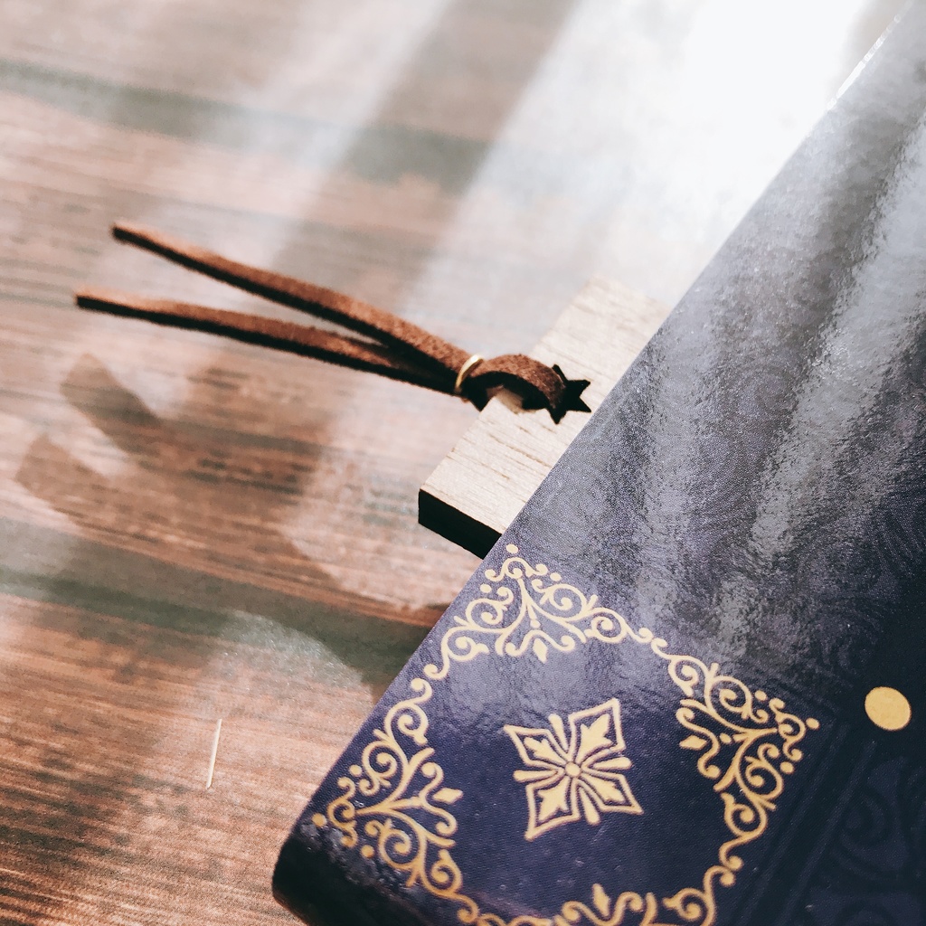 宇宙の植物標本【木製栞】:カスミソウ