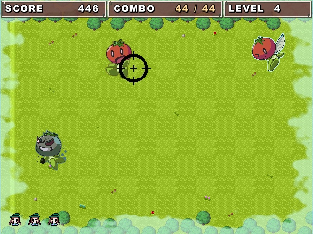 【フリーゲーム】トマト狩り。