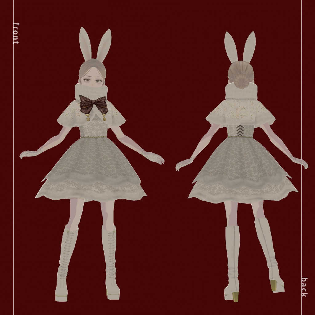 【VRoidテクスチャ】Winter Snow series - USAGI