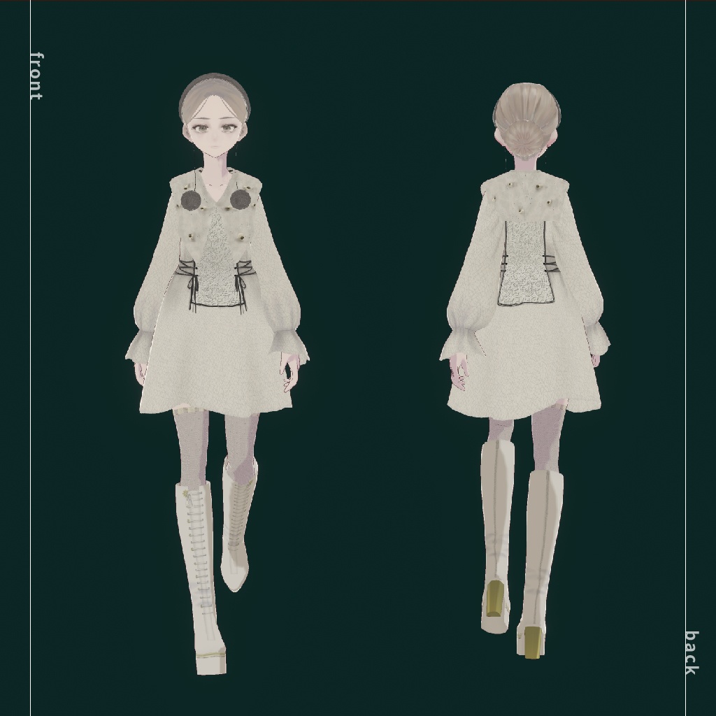 【VRoidテクスチャ】Winter Snow series - FLUFFY