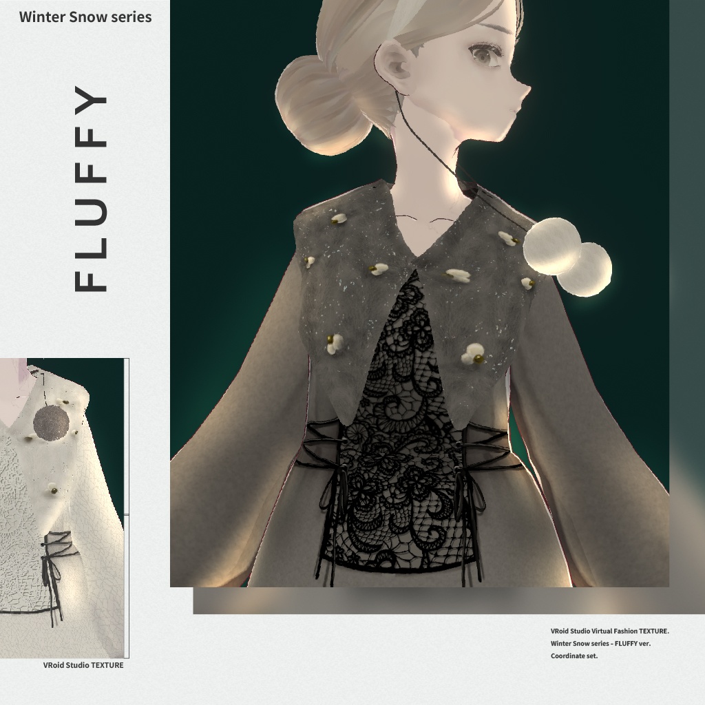 【VRoidテクスチャ】Winter Snow series - FLUFFY