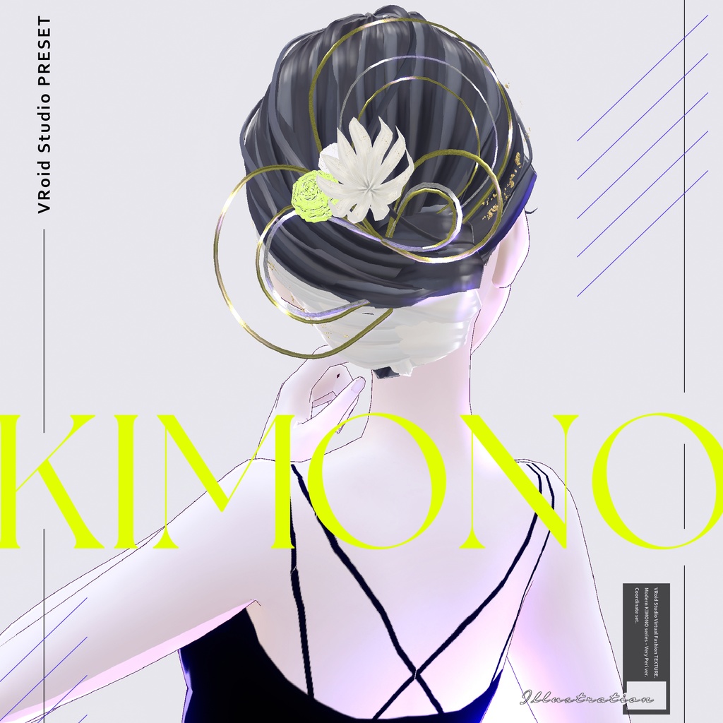 【VRoidプリセット】KIMONO STYLE　  #LAYON服。#LAYONコーデ