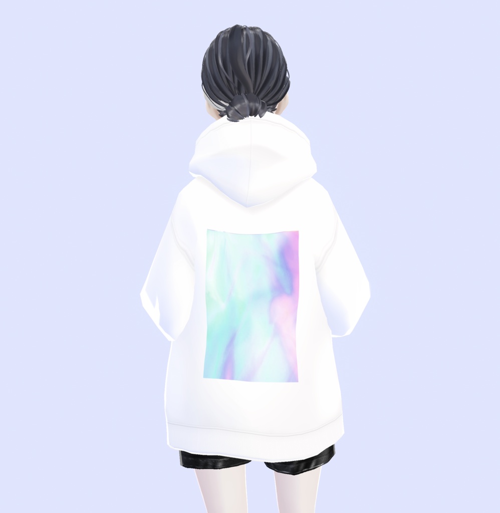 【無料:VRoidテクスチャ】 Thanks Aurora Hoodie #LAYON服。#LAYONコーデ