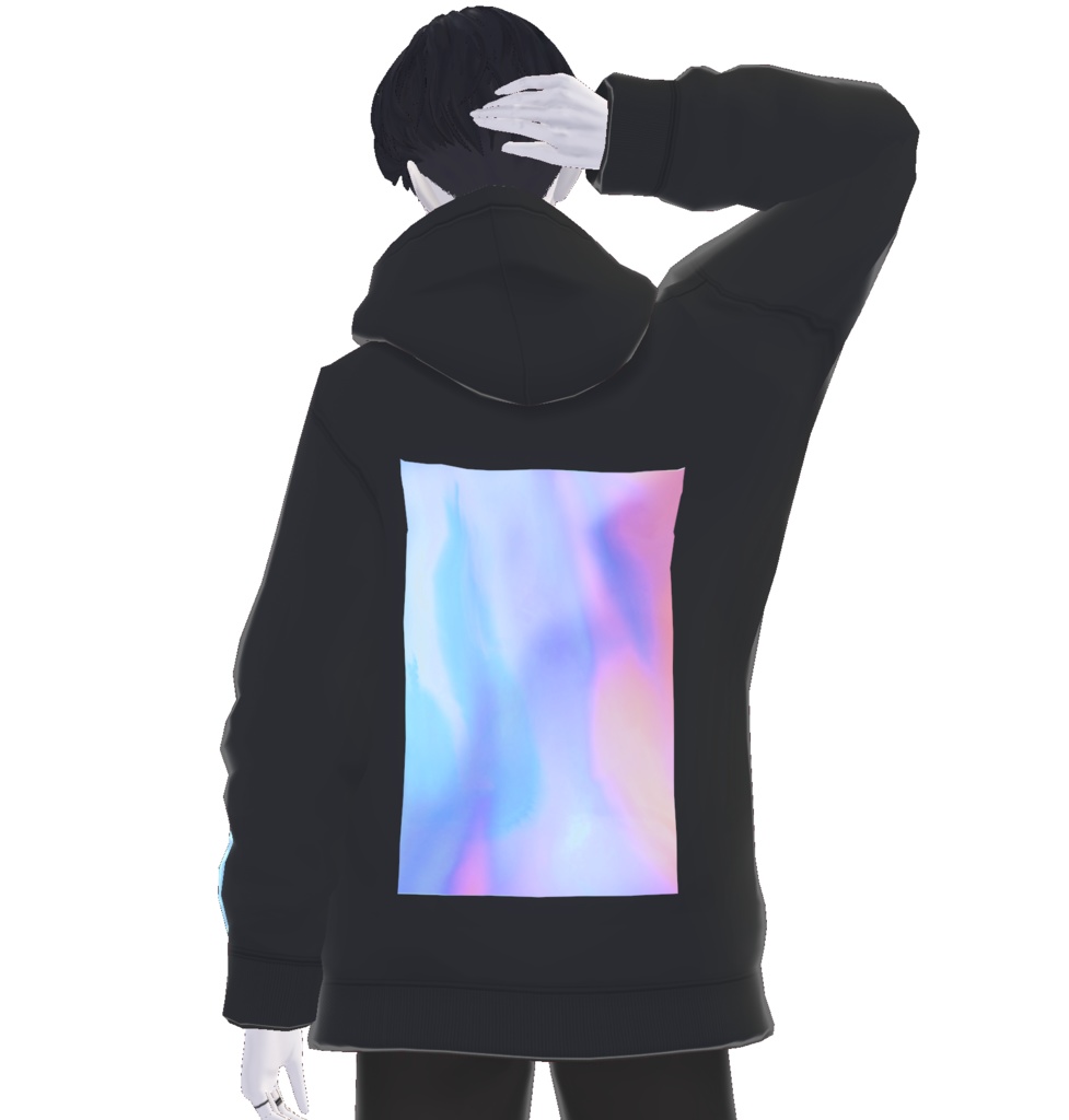 【無料:VRoidテクスチャ】 Thanks Aurora Hoodie #LAYON服。#LAYONコーデ