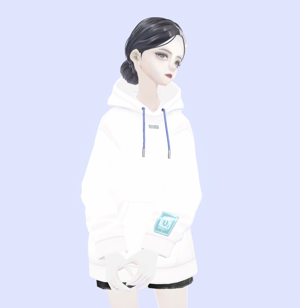 【無料:VRoidテクスチャ】 Thanks Aurora Hoodie #LAYON服。#LAYONコーデ