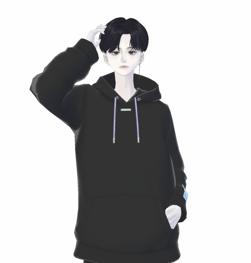 【無料:VRoidテクスチャ】 Thanks Aurora Hoodie #LAYON服。#LAYONコーデ