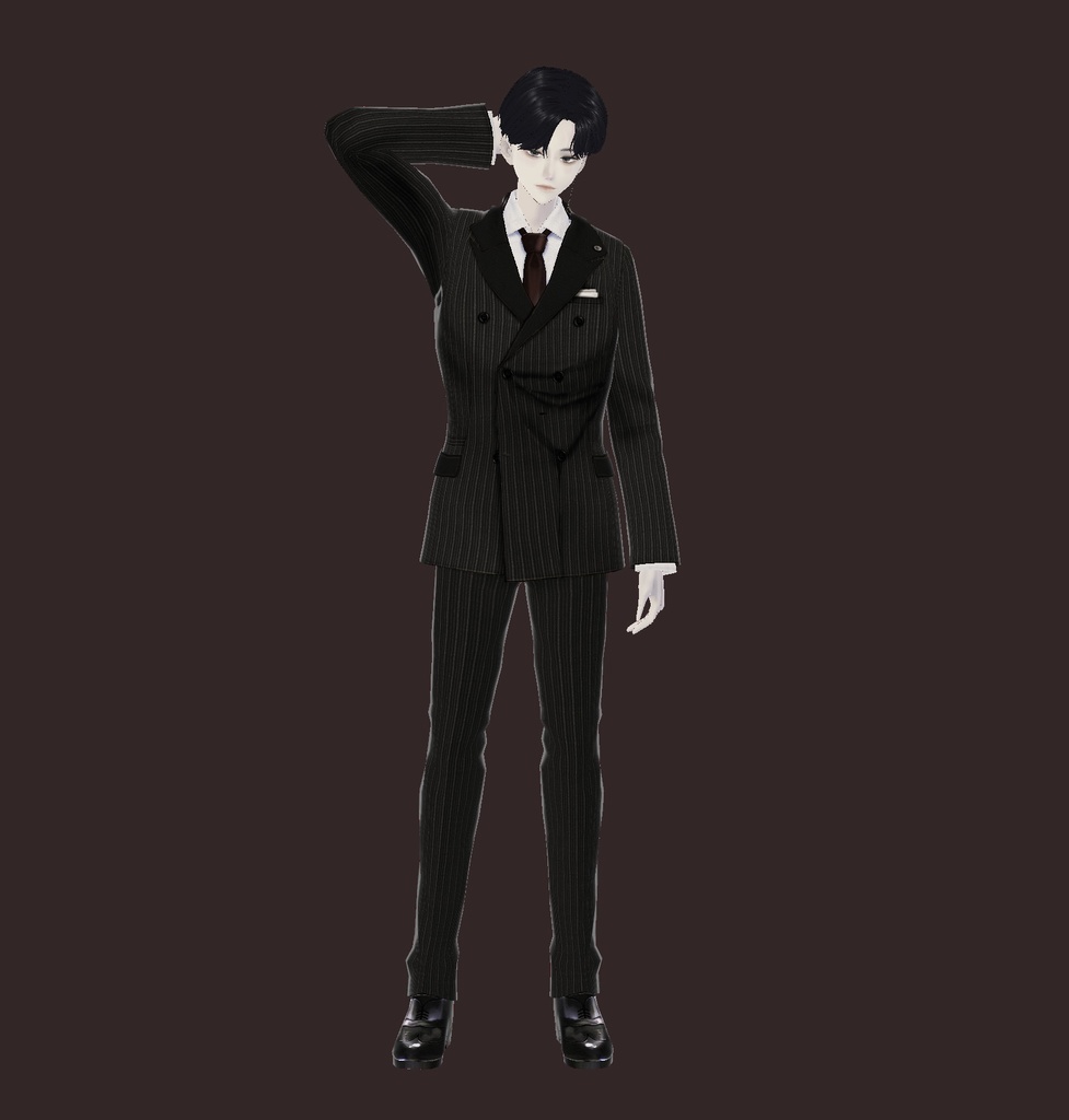 【VRoidテクスチャ】LAYON HOMME SUIT SET #LAYON服。#LAYONコーデ