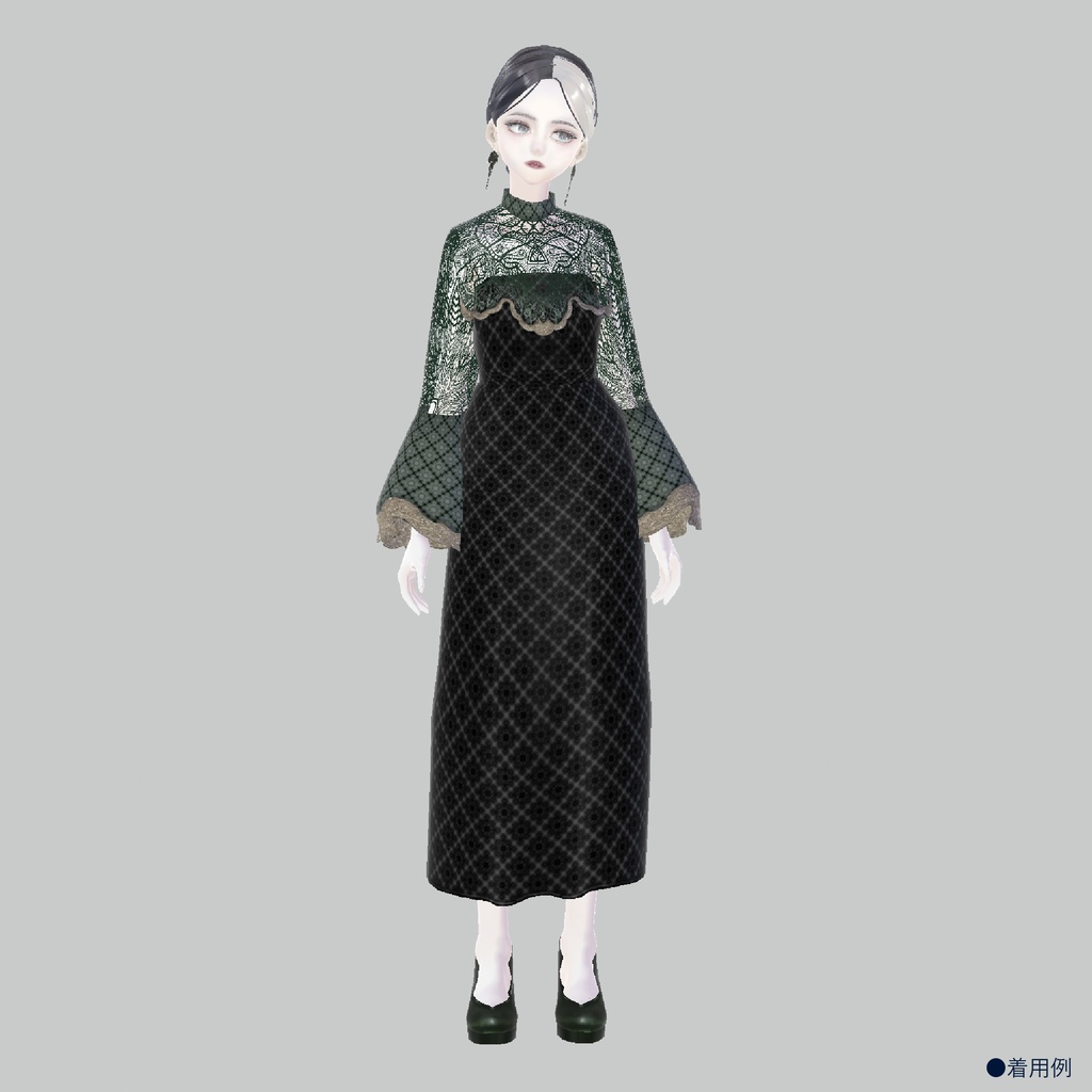 【VRoidテクスチャ】D R E S S. #LAYON服。#LAYONコーデ