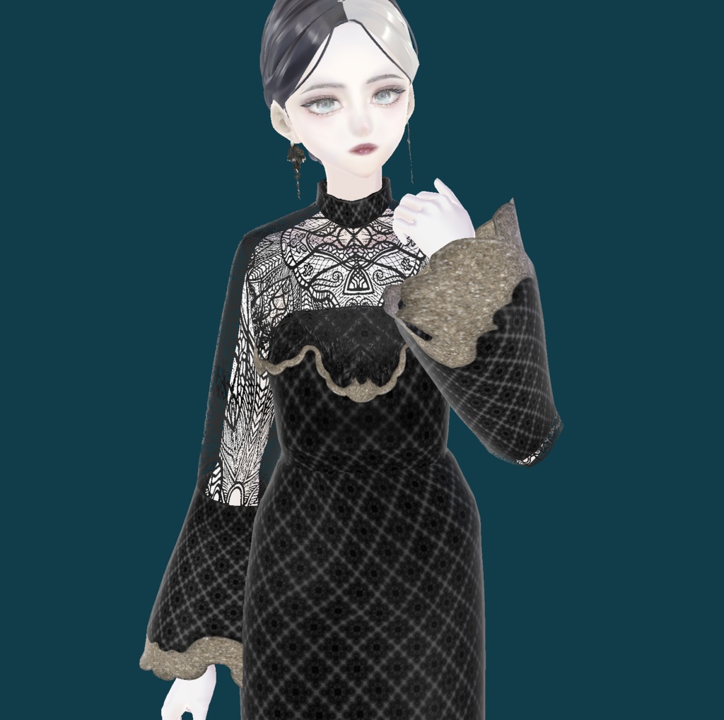 【VRoidテクスチャ】D R E S S. #LAYON服。#LAYONコーデ