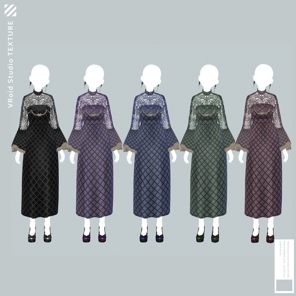 【VRoidテクスチャ】D R E S S. #LAYON服。#LAYONコーデ