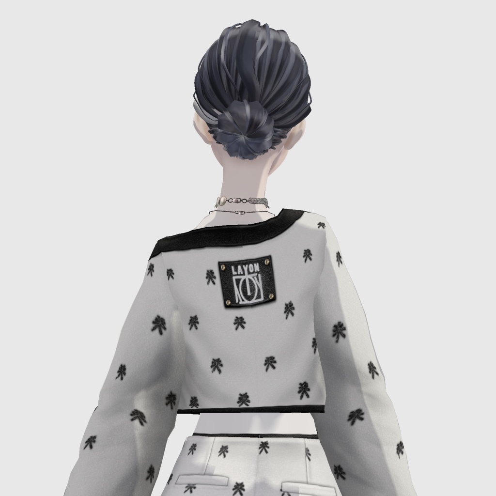 【VRoid】Embroidery SET UP #LAYON服。#LAYONコーデ