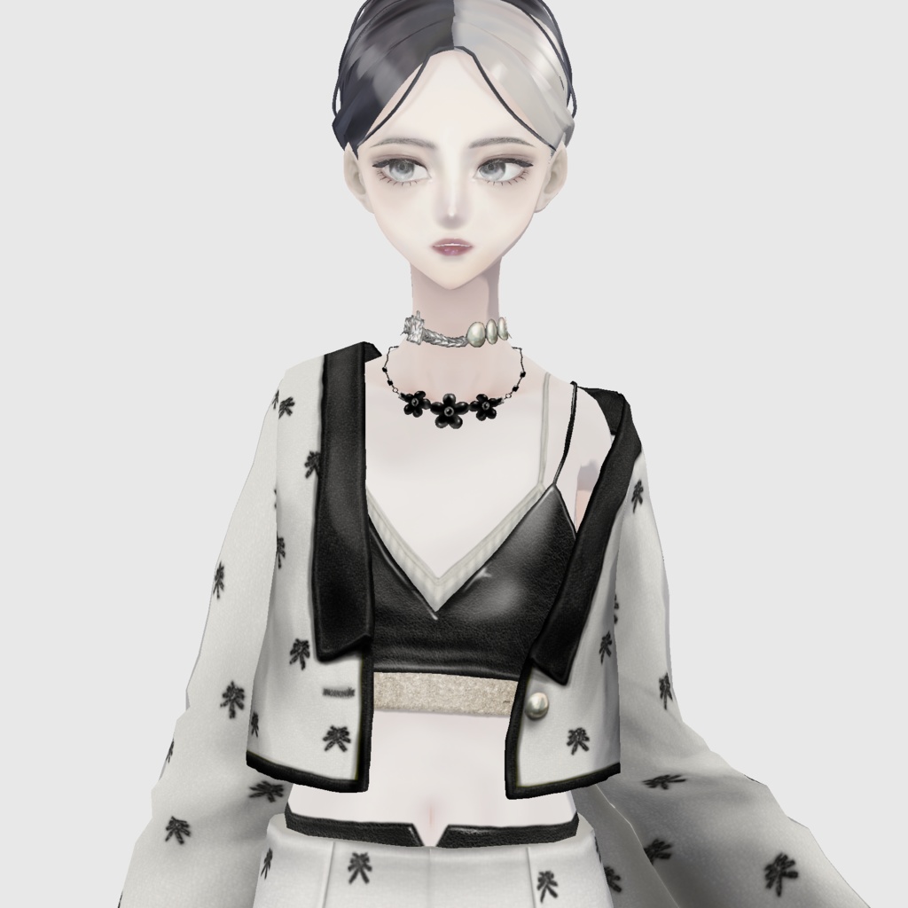 【VRoid】Embroidery SET UP #LAYON服。#LAYONコーデ