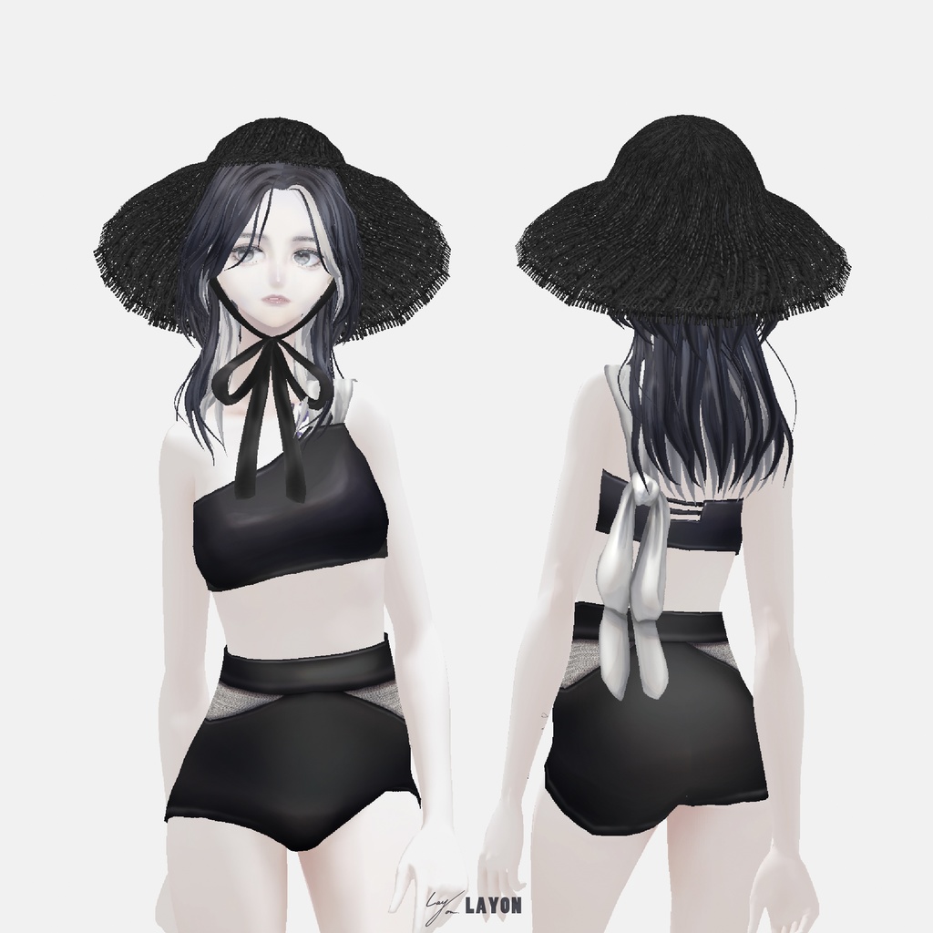 【VRoid】Swim wear #LAYON服。#LAYONコーデ