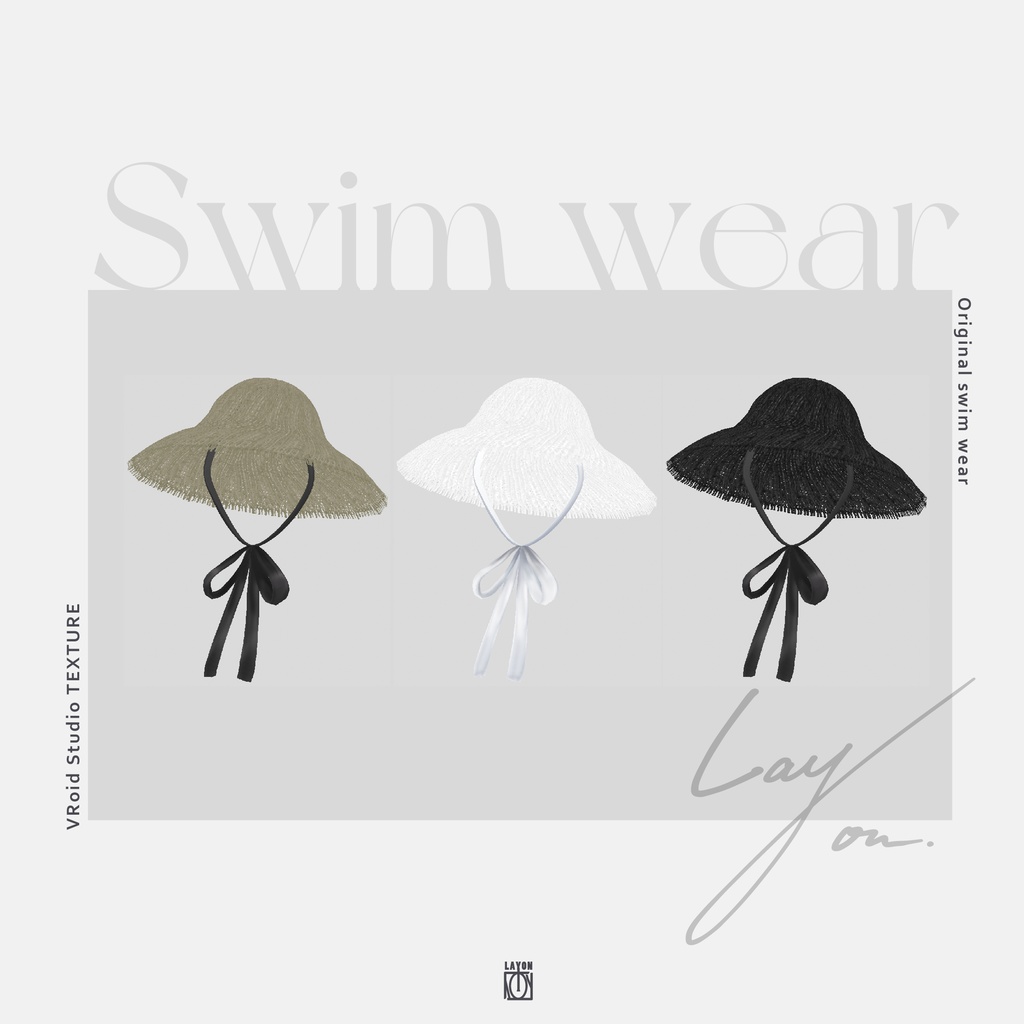 【VRoid】Swim wear #LAYON服。#LAYONコーデ