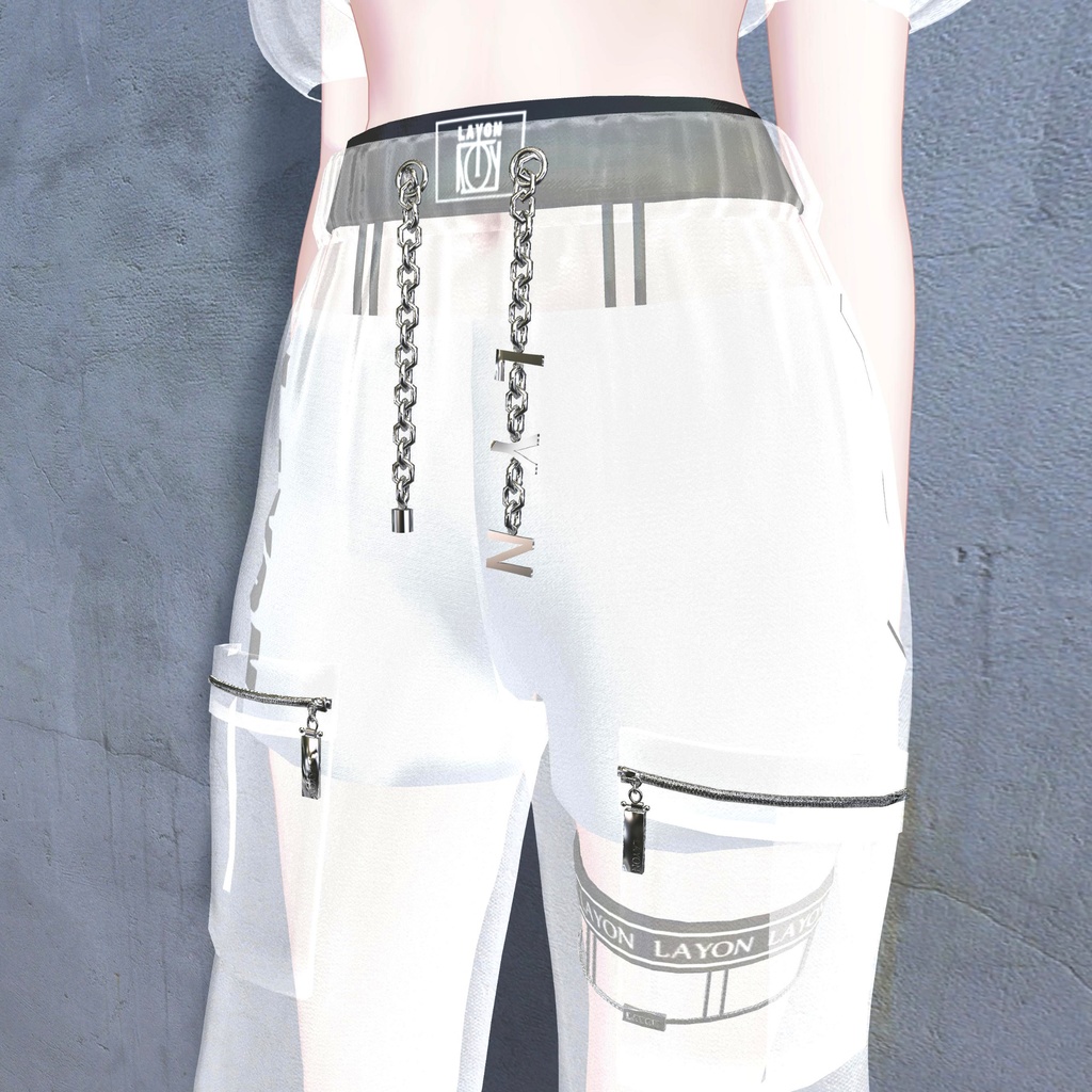 【3D】Airy puff top & Layered pants Set(森羅/萌/Grus/桔梗対応) #LAYON服。#LAYONコーデ