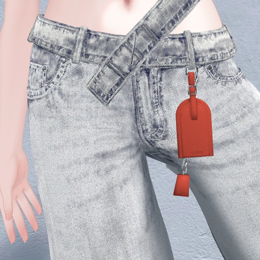 【3D】Mini T-shirts×Denim pants Set (森羅/萌/Grus/Weil/水瀬/ラシューシャ対応) #LAYON服。#LAYONコーデ