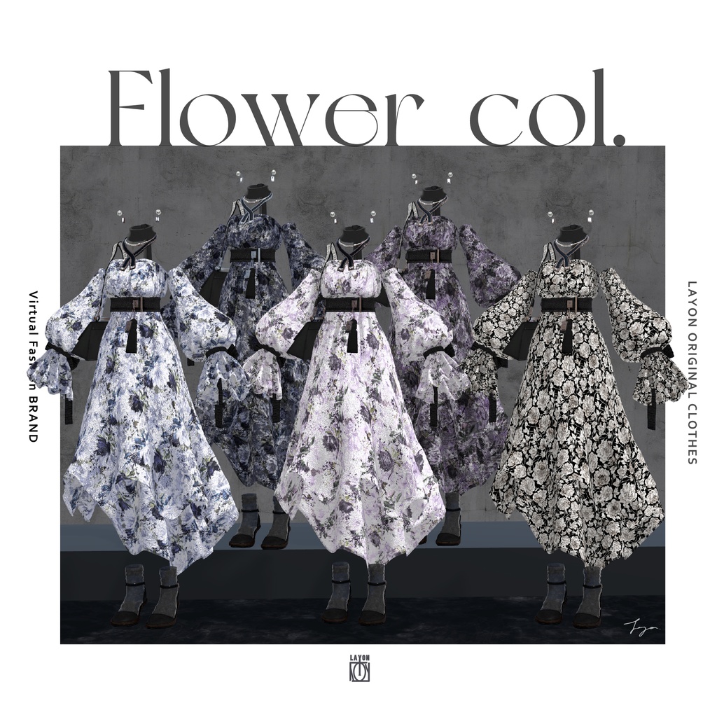 【3D】M.U.S.E. (森羅/萌/Lapwing/Grus/Weil/桔梗/ラシューシャ/マヌカ/珀杏対応) #LAYON服。#LAYONコーデ