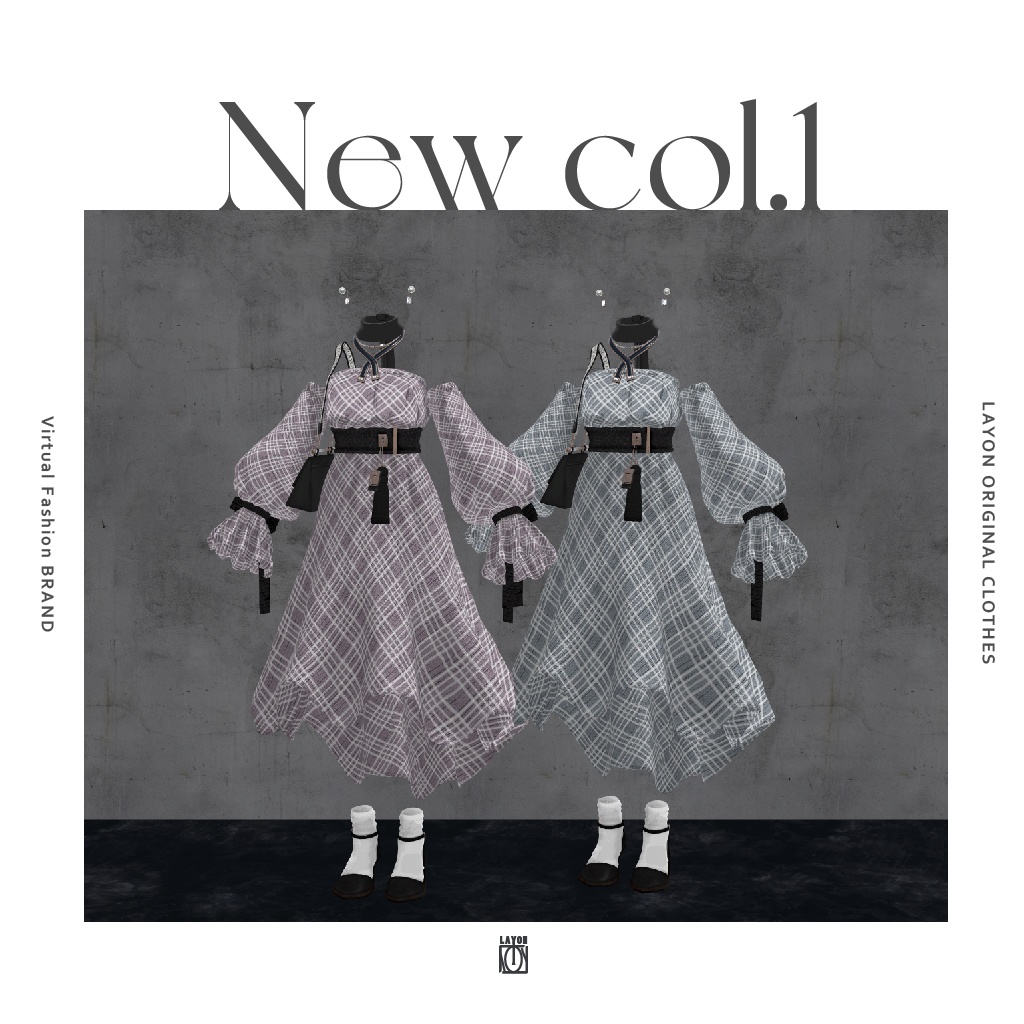 【3D】M.U.S.E. (森羅/萌/Lapwing/Grus/Weil/桔梗/ラシューシャ/マヌカ/珀杏対応) #LAYON服。#LAYONコーデ