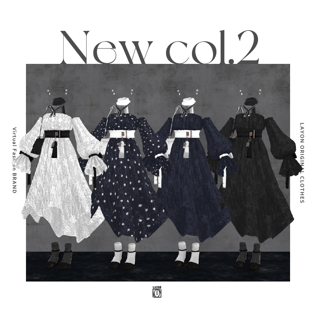 【3D】M.U.S.E. (森羅/萌/Lapwing/Grus/Weil/桔梗/ラシューシャ/マヌカ/珀杏対応) #LAYON服。#LAYONコーデ