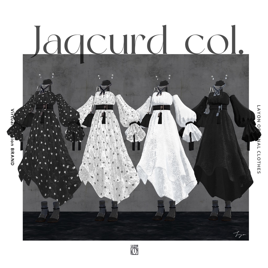 【3D】M.U.S.E. (森羅/萌/Lapwing/Grus/Weil/桔梗/ラシューシャ/マヌカ/珀杏対応) #LAYON服。#LAYONコーデ