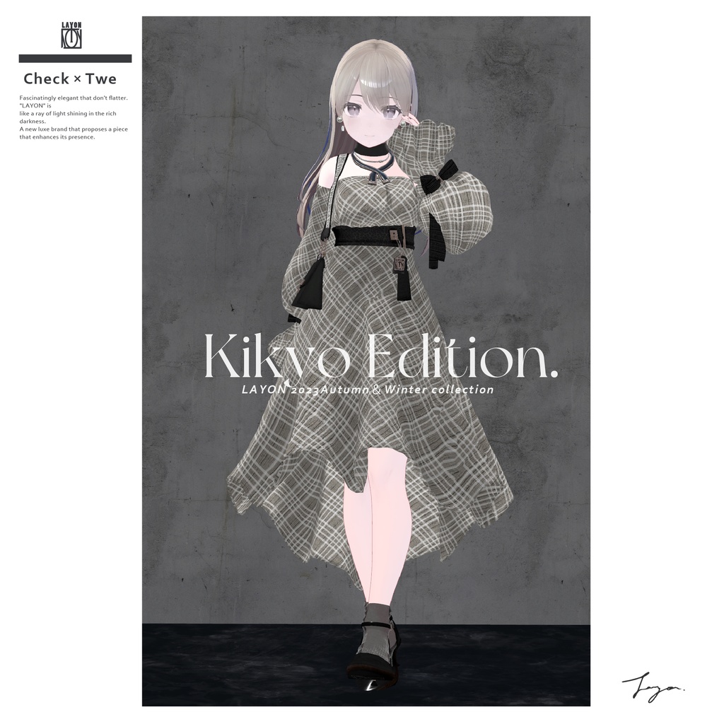 【3D】M.U.S.E. (森羅/萌/Lapwing/Grus/Weil/桔梗/ラシューシャ/マヌカ/珀杏対応) #LAYON服。#LAYONコーデ