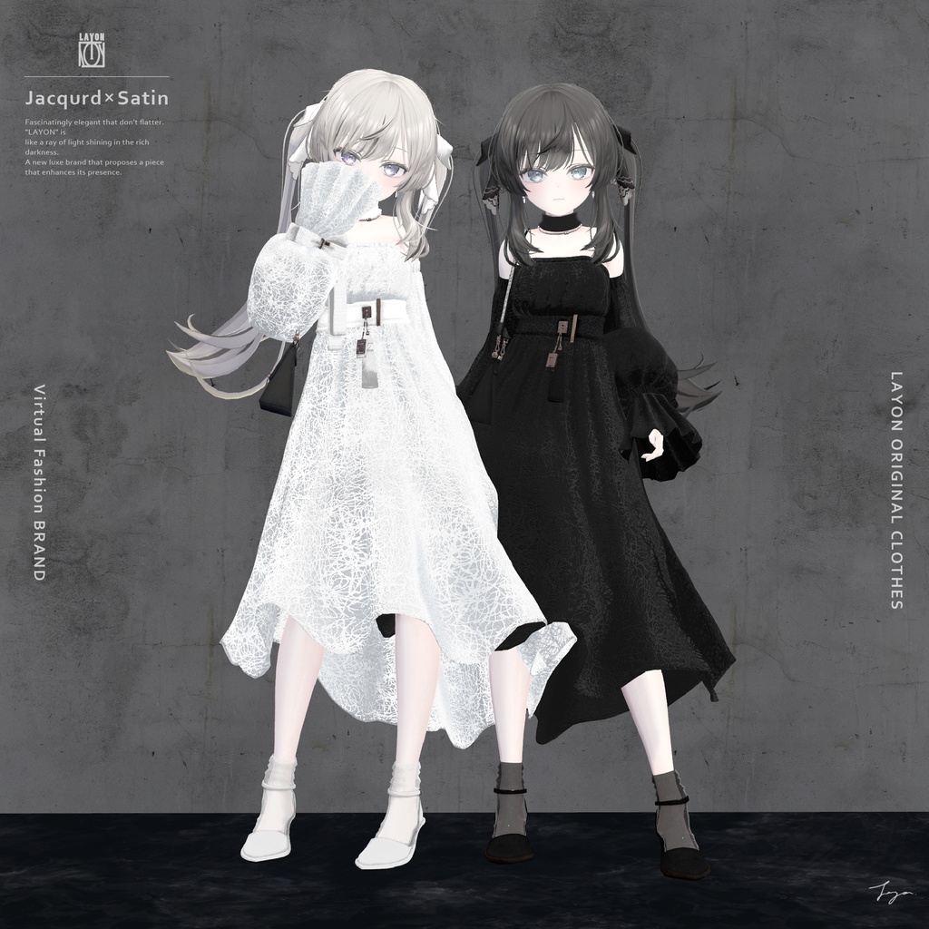 【3D】M.U.S.E. (森羅/萌/Lapwing/Grus/Weil/桔梗/ラシューシャ/マヌカ/珀杏対応) #LAYON服。#LAYONコーデ