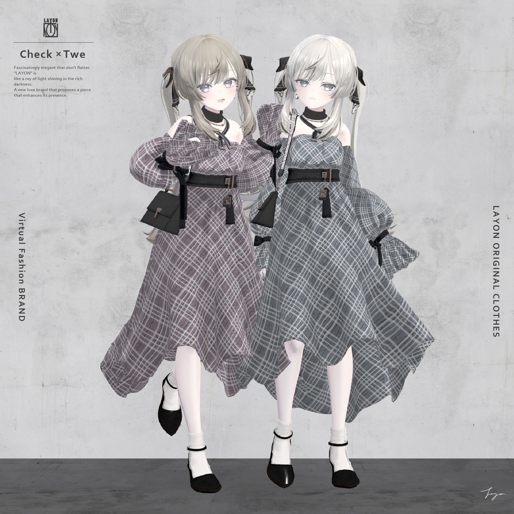 【3D】M.U.S.E. (森羅/萌/Lapwing/Grus/Weil/桔梗/ラシューシャ/マヌカ/珀杏対応) #LAYON服。#LAYONコーデ